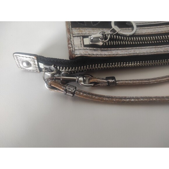 Coach Poppy Signature Ivory Wristlet Wallet 7.5" x 4.5" x 0.5" USED - Picture 11 of 11